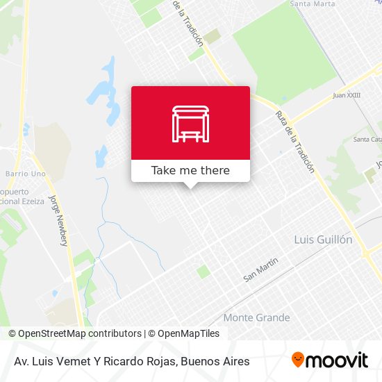 Av. Luis Vemet Y Ricardo Rojas map