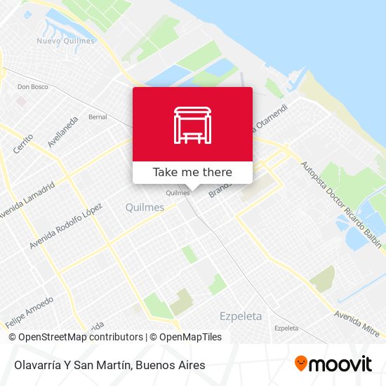 Olavarría Y San Martín map