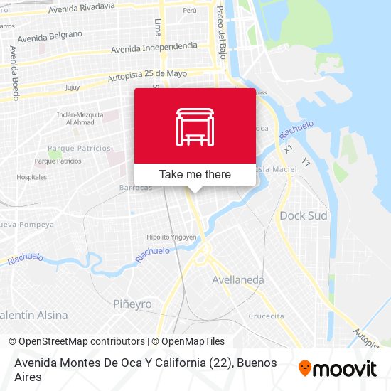 Mapa de Avenida Montes De Oca Y California (22)