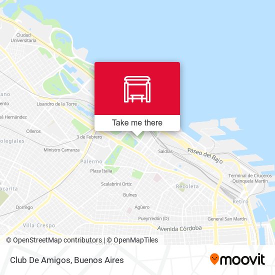 Club De Amigos map