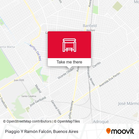 Piaggio Y Ramón Falcón map