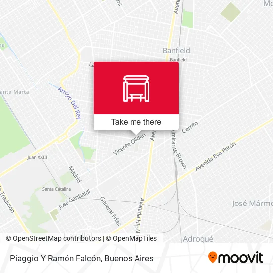 Piaggio Y Ramón Falcón map