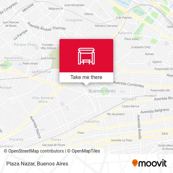 Plaza Nazar map