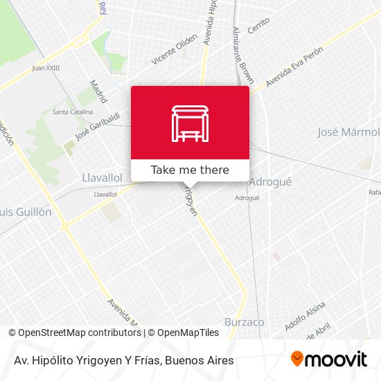 Av. Hipólito Yrigoyen Y Frías map