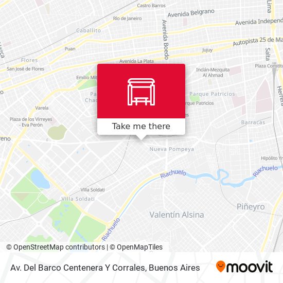 Av. Del Barco Centenera Y Corrales map