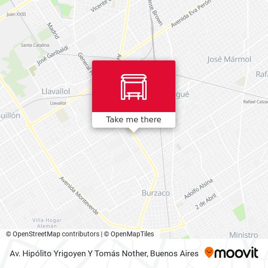 Av. Hipólito Yrigoyen Y Tomás Nother map