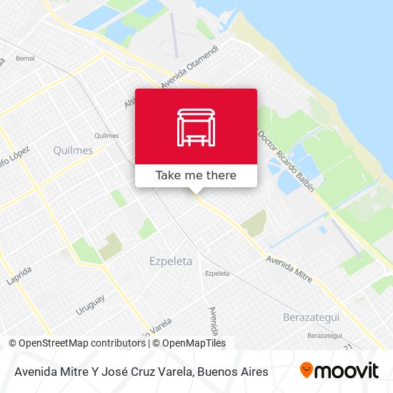 Avenida Mitre Y José Cruz Varela map