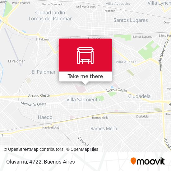 Olavarría, 4722 map