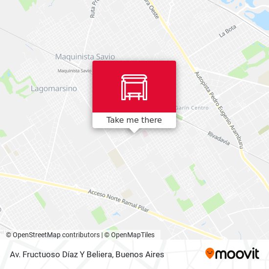 Av. Fructuoso Díaz Y Beliera map