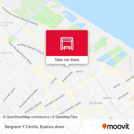 Mapa de Belgrano Y Cerrito