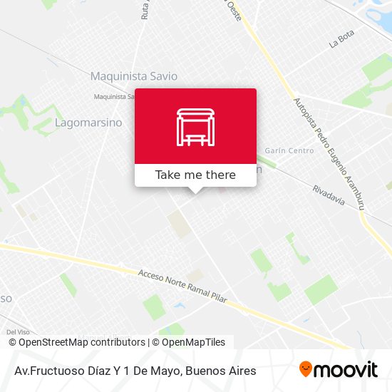 Av.Fructuoso Díaz Y 1 De Mayo map