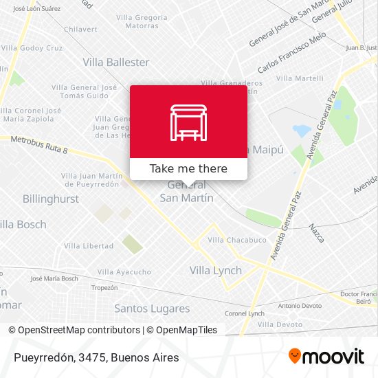 Pueyrredón, 3475 map