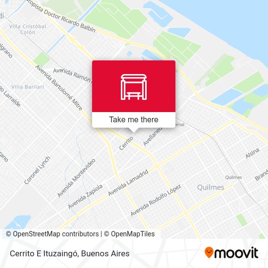 Cerrito E Ituzaingó map