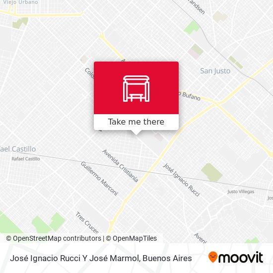 José Ignacio Rucci Y José Marmol map