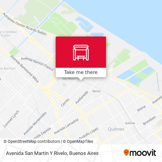 Mapa de Avenida San Martín Y Rivelo