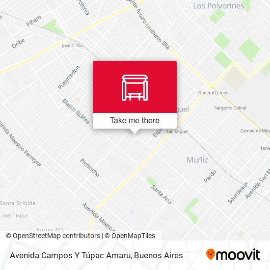 Avenida Campos Y Túpac Amaru map
