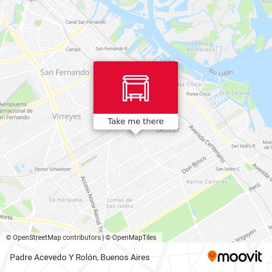 Mapa de Padre Acevedo Y Rolón