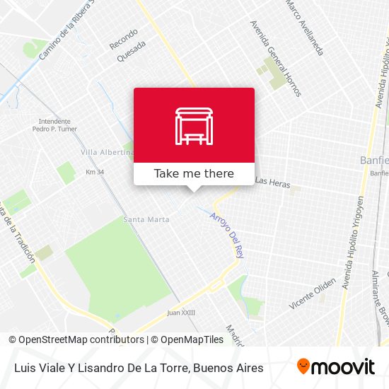 Mapa de Luis Viale Y Lisandro De La Torre