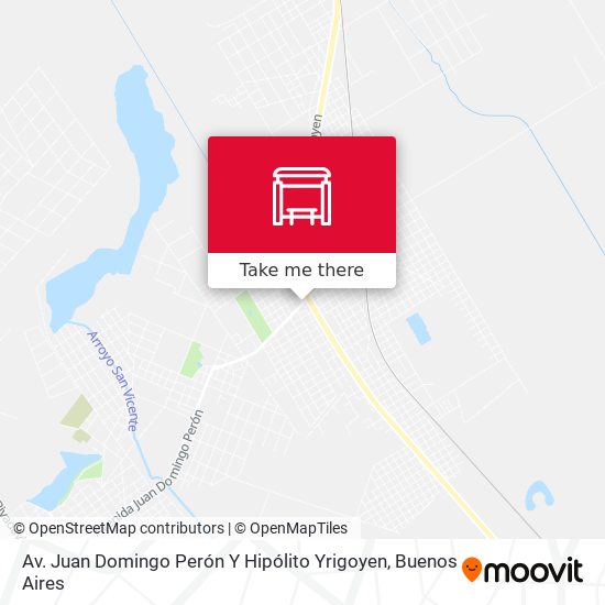 Av. Juan Domingo Perón Y Hipólito Yrigoyen map