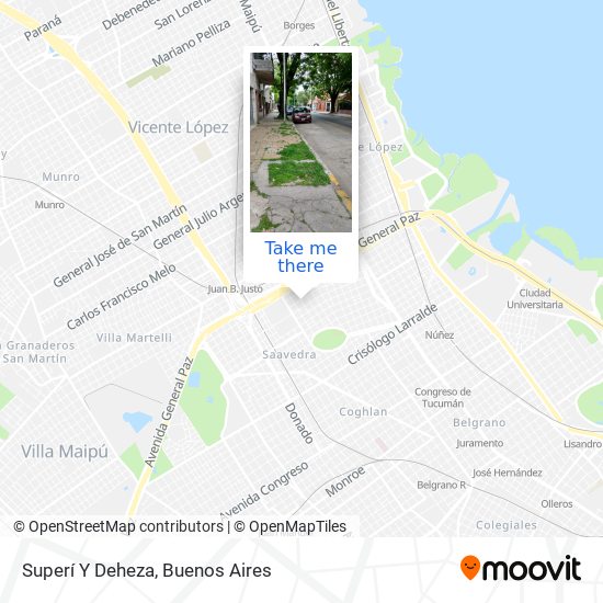 Mapa de Superí Y Deheza