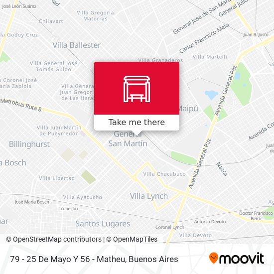 79 - 25 De Mayo Y 56 - Matheu map