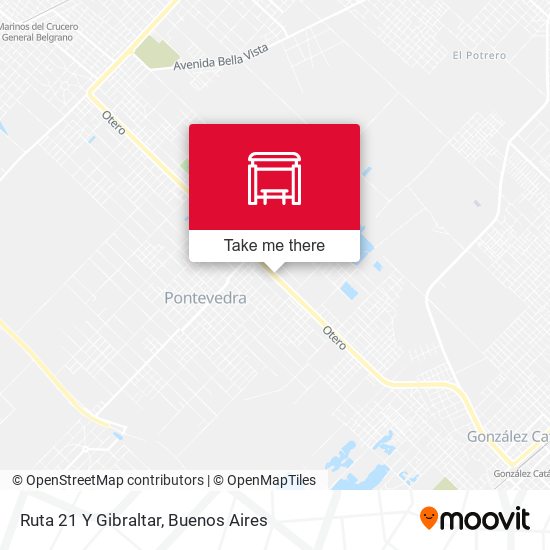 Ruta 21 Y Gibraltar map