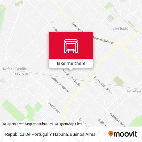 Mapa de República De Portugal Y Habana