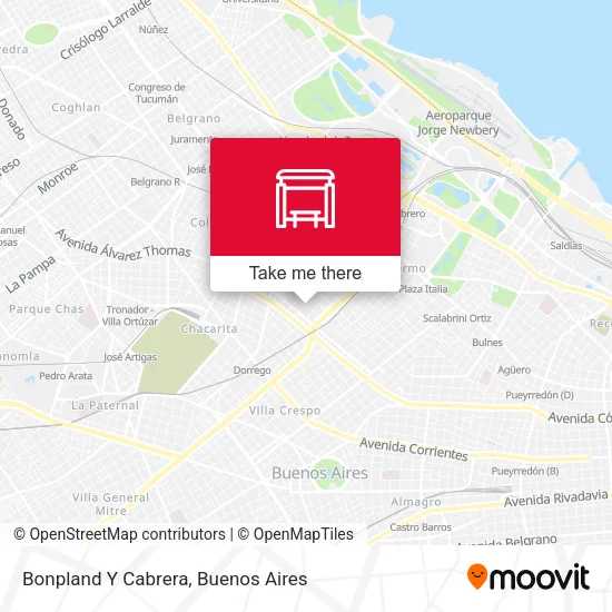 Bonpland Y Cabrera map