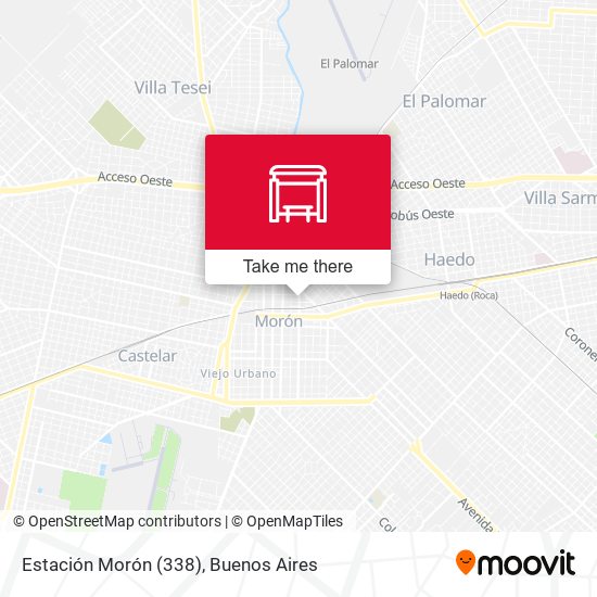 Estación Morón (338) map