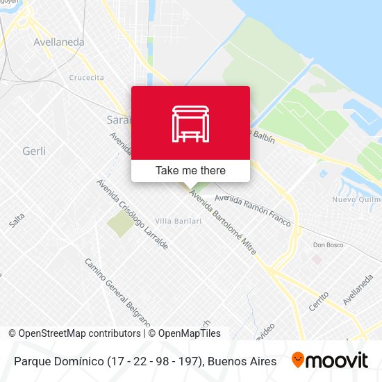Mapa de Parque Domínico (17 - 22 - 98 - 197)