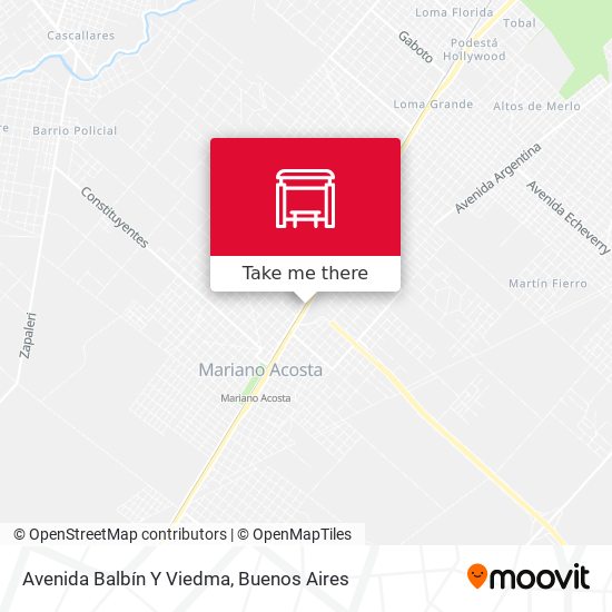 Avenida Balbín Y Viedma map