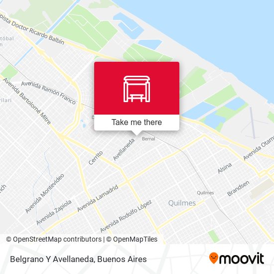 Belgrano Y Avellaneda map
