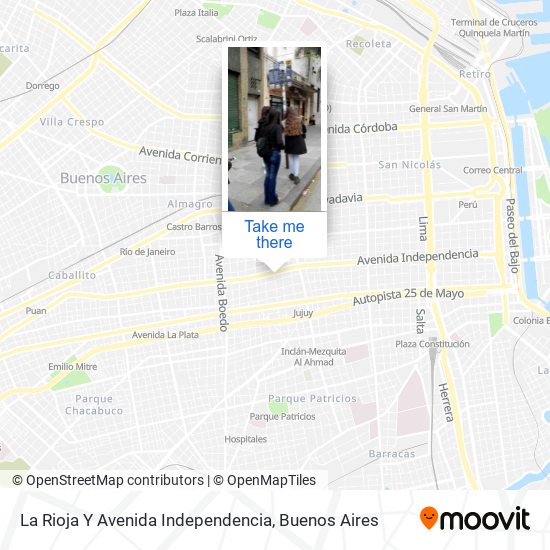 La Rioja Y Avenida Independencia map