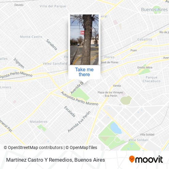 Martínez Castro Y Remedios map