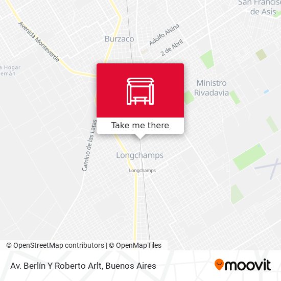 Mapa de Av. Berlín Y Roberto Arlt