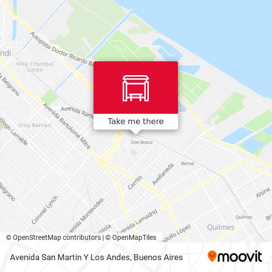 Mapa de Avenida San Martín Y Los Andes