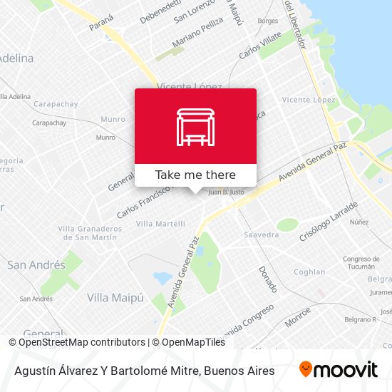 Agustín Álvarez Y Bartolomé Mitre map