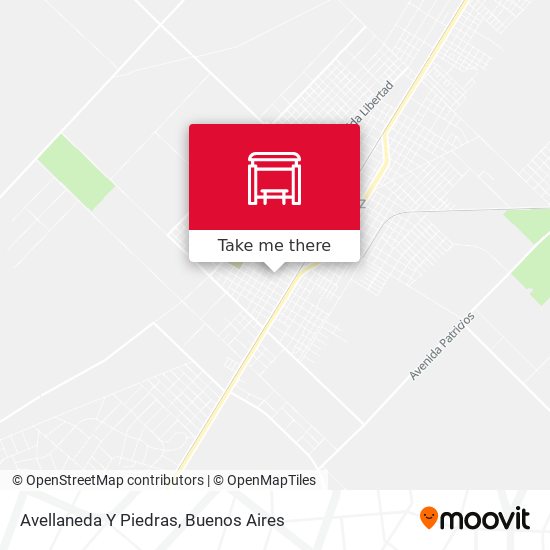 Avellaneda Y Piedras map