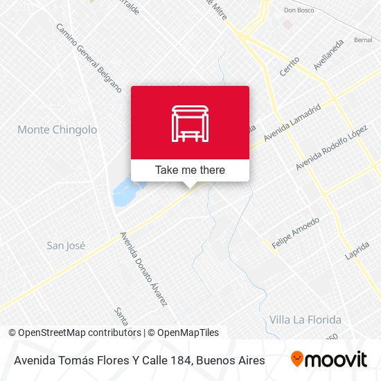 Mapa de Avenida Tomás Flores Y Calle 184