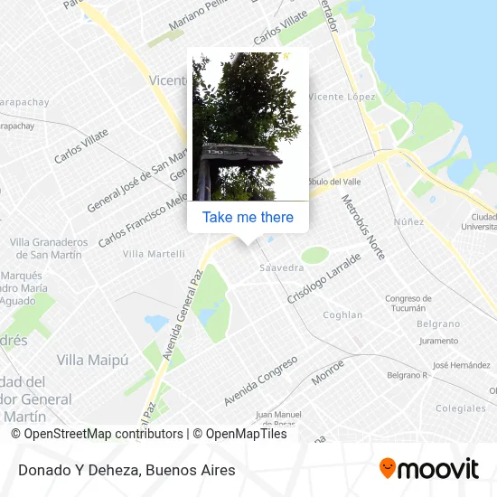 Donado Y Deheza map