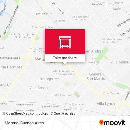 Mapa de Moreno