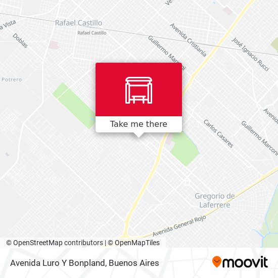 Mapa de Avenida Luro Y Bonpland