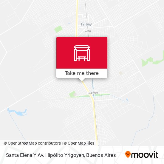 Santa Elena Y Av. Hipólito Yrigoyen map