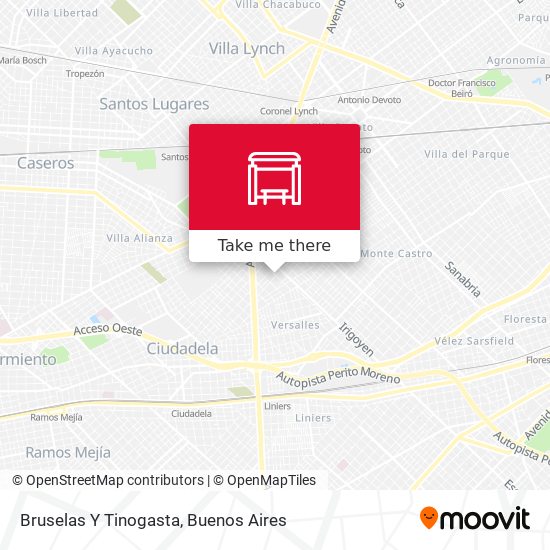Mapa de Bruselas Y Tinogasta