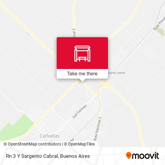 Mapa de Rn 3 Y Sargento Cabral