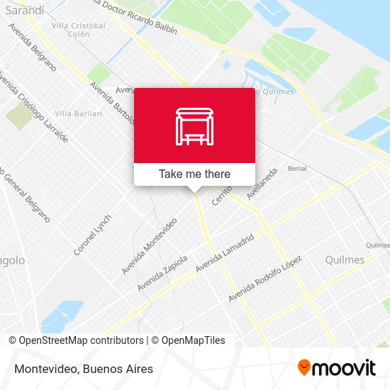 Montevideo map