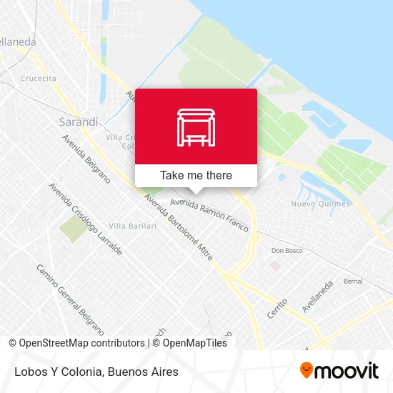 Lobos Y Colonia map
