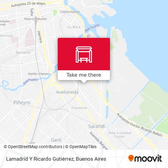 Lamadrid Y Ricardo Gutiérrez map