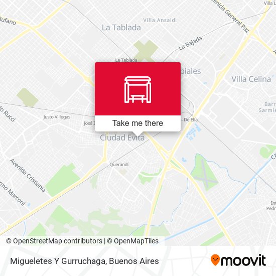 Migueletes Y Gurruchaga map
