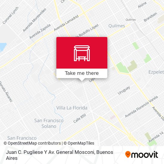 Juan C. Pugliese Y Av. General Mosconi map